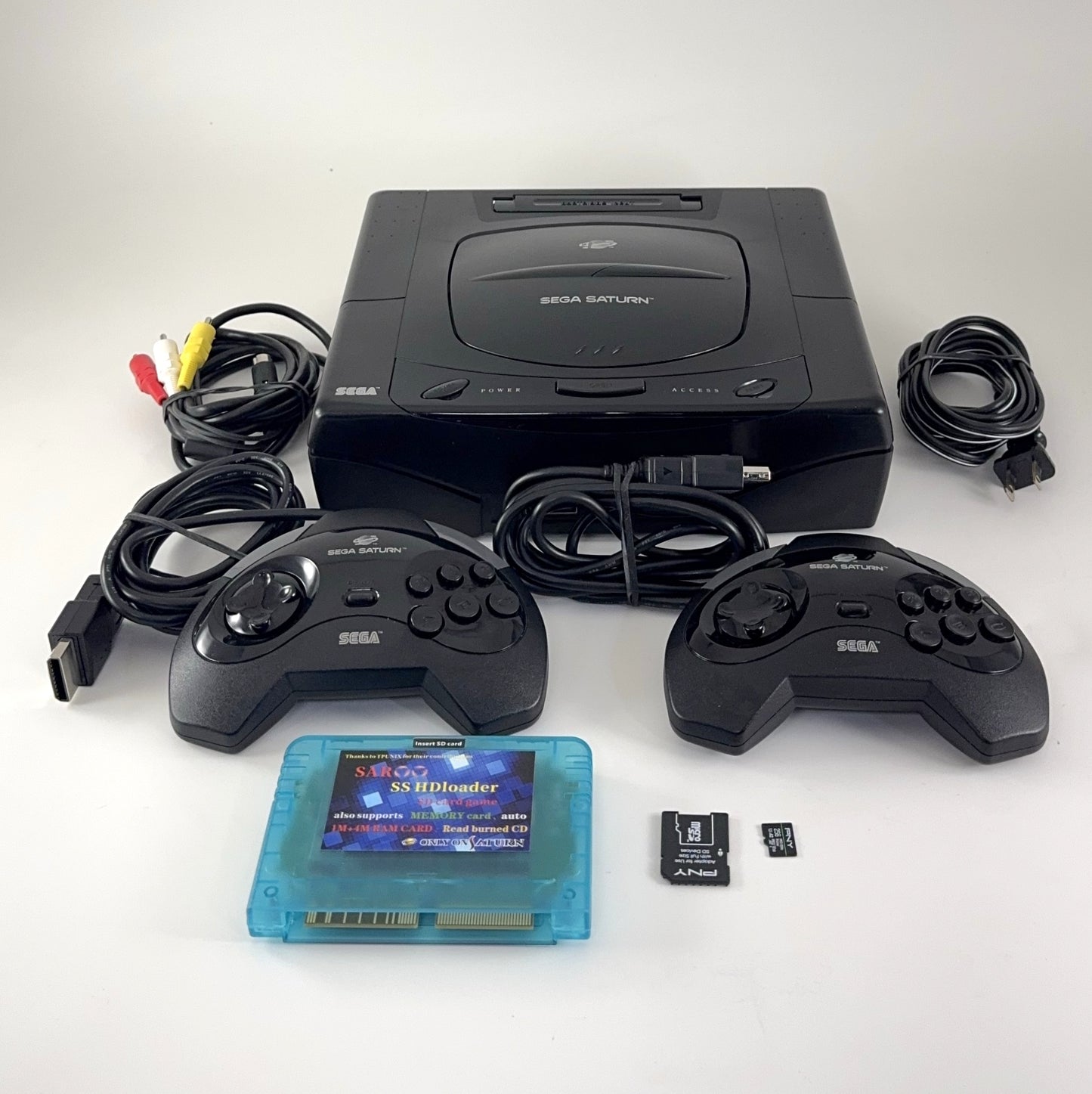 Sega Saturn MK-80000 Console w/Saroo and 256GB SD Card