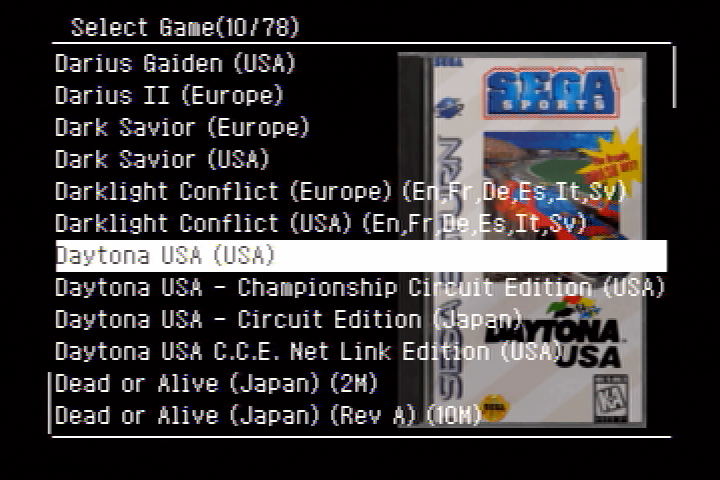 Sega Saturn 512GB SD Card for Saroo - 700+ Games (1000+ Disc Images) - Entire US/Europe Collection + Best Japanese Releases!
