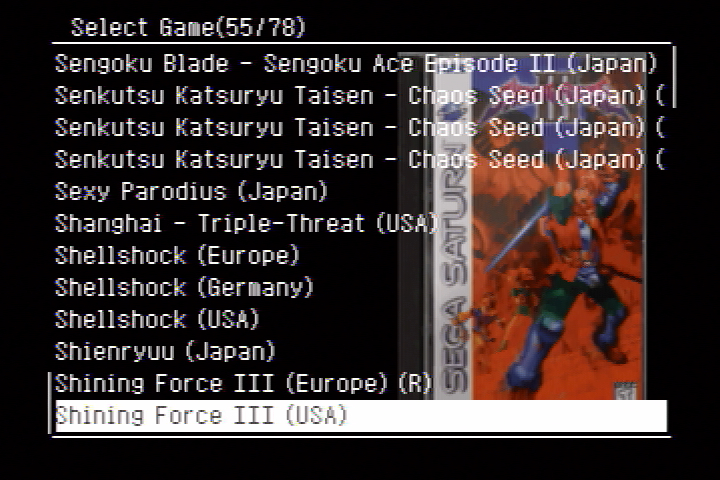 Sega Saturn 512GB SD Card for Saroo - 700+ Games (1000+ Disc Images) - Entire US/Europe Collection + Best Japanese Releases!