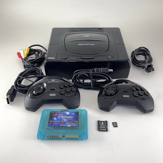Sega Saturn MK-80000 Console w/Saroo and 256GB SD Card