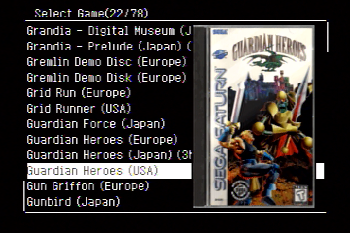Sega Saturn 512GB SD Card for Saroo - 700+ Games (1000+ Disc Images) - Entire US/Europe Collection + Best Japanese Releases!